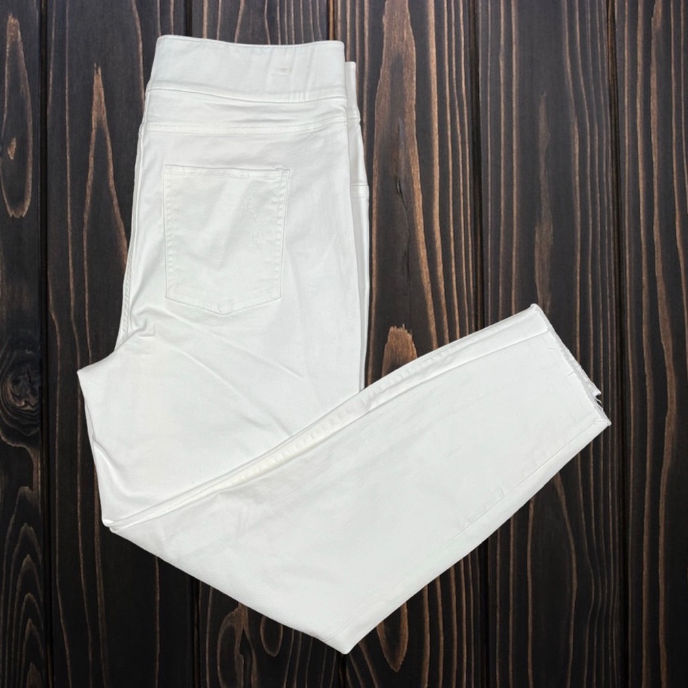 🌹Spanx White Ankle Jeggings Sz XL W34/27